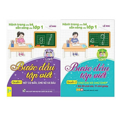 Combo 2 cuốn Bước đầu tập viết