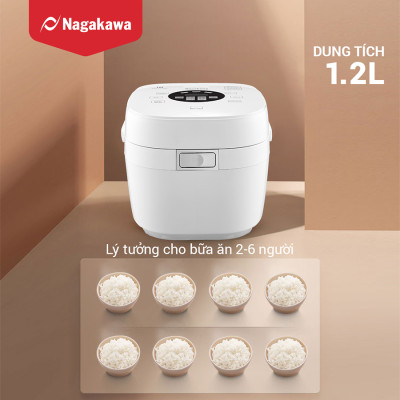 Nồi cơm điện cao tần 1.2L Nagakawa NAG0139 - Hàng chính hãng