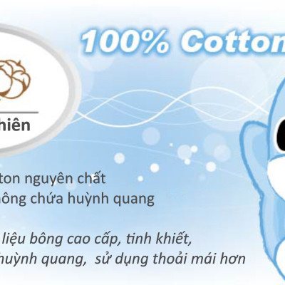 TĂM BÔNG VỆ SINH CHO BÉ KUKU KU1104 - 60 CÁI ( ĐẦU HỒ LÔ )