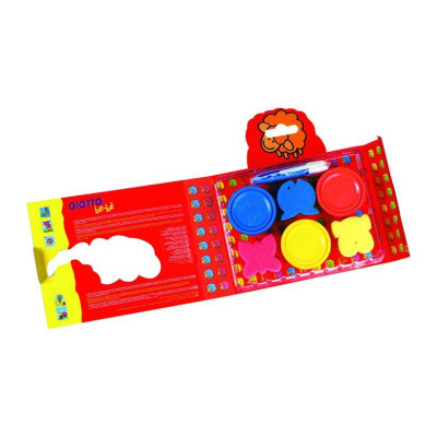 Màu vẽ tay và khuôn mút hình con thú nhập khẩu Italy Giotto Be-bè 460700