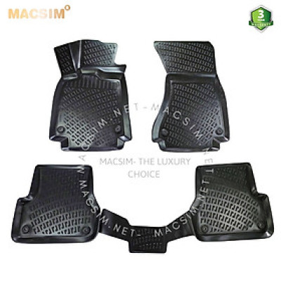 Thảm lót sàn ô tô nhựa TPU Silicon Audi A7 First Generation (Type 4g8) 2010- 2017 Nhãn hiệu Macsim