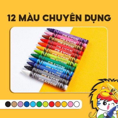 Sáp Màu Colokit CR-C016 - 12 Màu