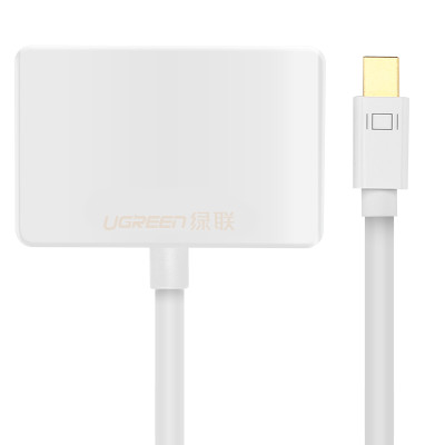 Cáp chuyển miniDP sang HDMI và VGA dài 15CM UGREEN MD108 10427 - Hàng chính hãng