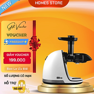 Máy Ép Chậm Olivo SJ22 Thương Hiệu Mỹ Ép Rau Không Lo Kẹt Máy Ép Kiệt 99% Dễ Vệ Sinh Công Suất 150W - Hàng Chính Hãng