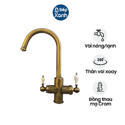 Vòi Rửa Chén Carysil I-2467 - Đồng Thau Mạ Crom - Hàng Chính Hãng