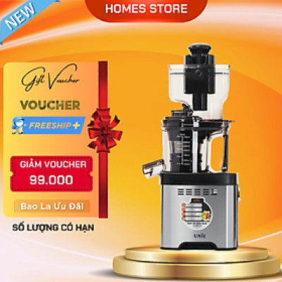 Máy Ép Chậm Cao Cấp Unie USJDC71S Tiêu Chuẩn Đức 0.7L Công Suất 400 W - Hàng Chính Hãng