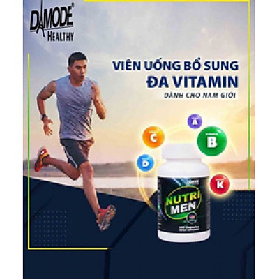 Viên uống bổ sung Vitamin khoáng chất NUTRIMEN Damode lọ 100 viên