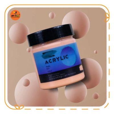 Màu Vẽ Acrylic Tone Xanh Lá Nâu Đen Trắng - Màu Vẽ Trên Mọi Chất Liệu