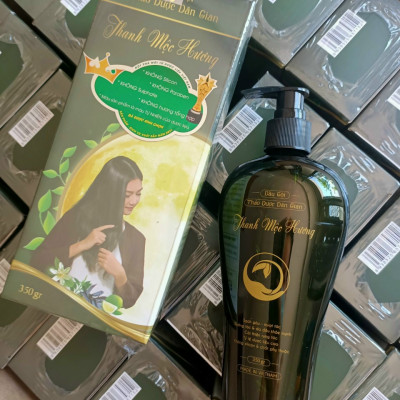 Combo 2 chai Dầu gội thảo dược Thanh Mộc Hương (mẫu mới), Tặng Kèm Cột Tóc Tai Thỏ Màu Ngẫu Nhiên