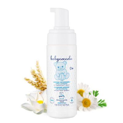 Dung dịch làm sạch cho bé 3in1 dạng bọt Babycoccole 0M+ - 150ml