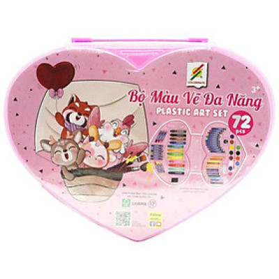 Hộp Màu Vẽ Đa Năng - Colormate CM-72PLS (72 Chi Tiết)