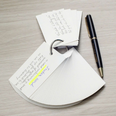 Thẻ Flash Card học tiếng anh, từ vựng 90 Tờ - Index Card Nguyễn Trắc 90x54mm