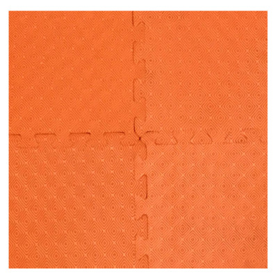 Bộ 4 tấm Thảm xốp lót nền nhà ECOBABY, thảm xốp chống va đập, không thấm nước đạt tiêu chuẩn Mỹ và Châu Âu - kích thước 1 tấm 50x50cm, độ dày 1cm - màu cam