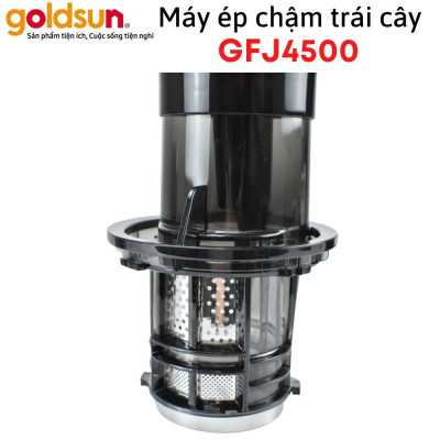Máy Ép Chậm Trái Cây Goldsun GFJ4500 Nguyên Quả Kiệt Bã Lên Đến 98% Công Suất 200W - Hàng chính hãng