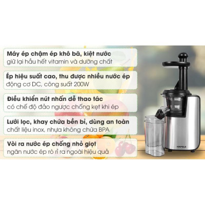 Máy ép chậm Hafele GS-133N  - Hàng Chính Hãng (535.43.811)