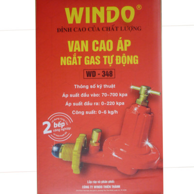 Van gas cao áp cao cấp WINDO  dùng cho bếp công nghiệp (bếp khè)- Hàng chính hãng