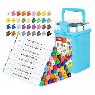 Hộp Bút 36 Màu Deli Marker Colorun - Deli EC187-36