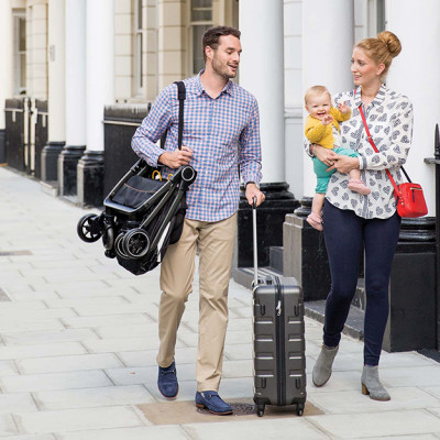 Xe đẩy trẻ em Joie Pact Flex W/RC&ADPT&TB SIG. Noir