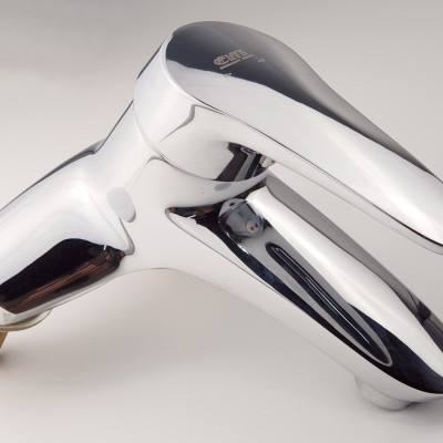 Vòi Lavabo 2 chân nóng lạnh Đồng mạ Chrome Eurolife EL-LOT03-1 (Trắng bạc)