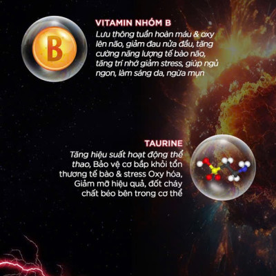 DMAXX thức uống bổ sung vitamin năng lượng không đường DAMODE 77 gói màu đỏ mỗi gói 2,2gr