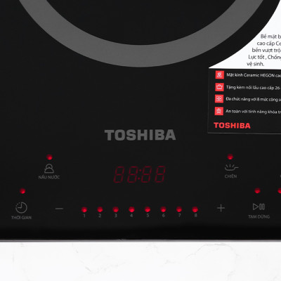 Bếp từ đơn 2000W Toshiba IC-20S4PV - Hàng chính hãng