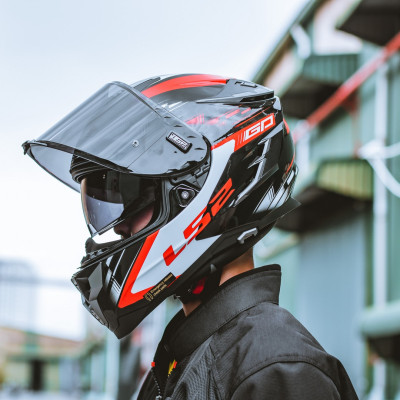 Mũ Bảo Hiểm Fullface Hai Kính LS2 FF327 Challenger