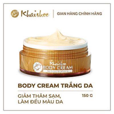 KEM DƯỠNG TRẮNG DA TOÀN THÂN KHAISHEE - chiết xuất Kỷ Tử Đỏ (Goji Berry)150g giúp Cải Thiện Làn Da Xỉn Màu
