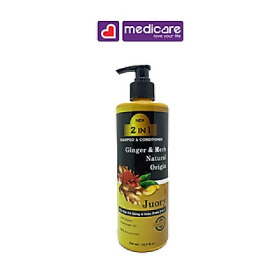 0131935 Dầu Gội Xả Juory Gừng & Thảo Dược 500ml