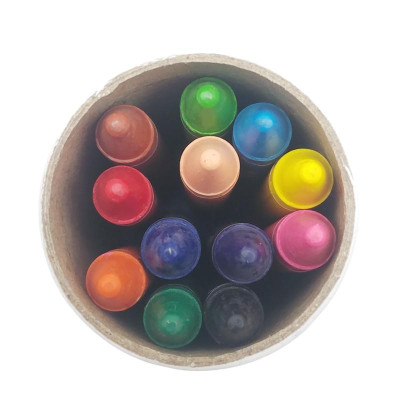 Hộp 12 Bút Sáp Màu Long Wax Crayons - DOMS 8739
