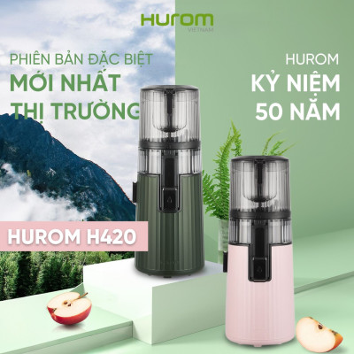 MÁY ÉP CHẬM HUROM H420 - Hàng Chính Hãng - Bảo Hành 10 Năm Động Cơ.