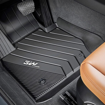 Thảm lót sàn xe ô tô BMW 2 series 2018- nhãn hiệu Macsim 3W - chất liệu nhựa TPE đúc khuôn cao cấp - màu đen