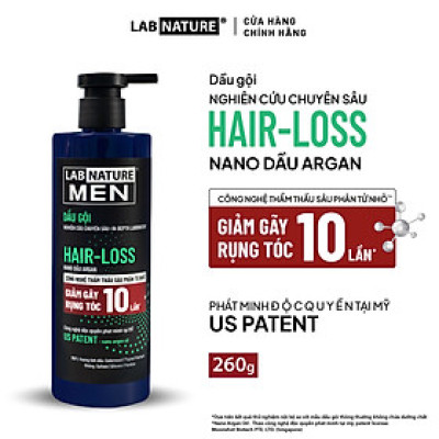 Dầu gội Lab Nature Men Hair-loss 260g - Công nghệ Nano Giảm Rụng Tóc 10 Lần