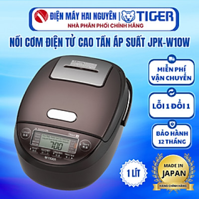 Nồi Cơm Điện Tử Cao Tần Tiger JPK-W10W 1 lít - Hàng chính hãng