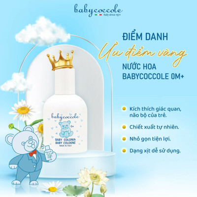 Nước hoa chiết xuất Babycoccole 0M+
