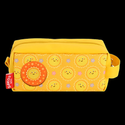 Bóp Đa Năng Đựng Bút Viết, Dụng Cụ SAKOS BUBBLEGUM - Họa Tiết Dễ Thương, Chống Thấm