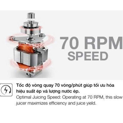 [New] Máy Ép Chậm / SLOW JUICER HS-J81SG 535.43.394 | Hàng chính hãng