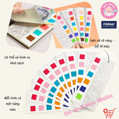 Đồ chơi Tranh tô màu nước Mideer Watercolor Painting