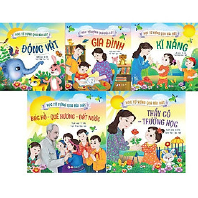 Bộ sách Học Từ Vựng Qua Bài Hát - Bản Quyền