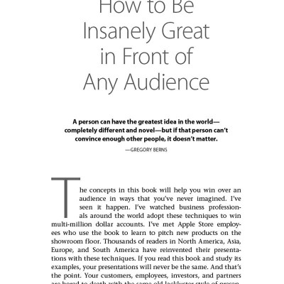 The Presentation Secrets Of Steve Jobs: How To Be Insanely Great In Front Of Any Audience