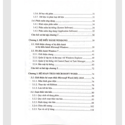 Sách Giáo trình tin học cơ sở