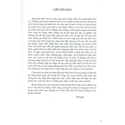 Sách - Sáng Tác Kiến Trúc - NXB Xây Dựng