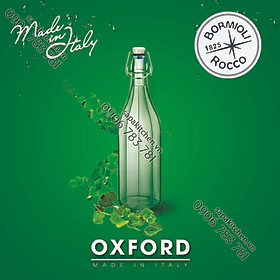 Chai Thủy Tinh Nắp Cài Kín Hơi Oxford Bormioli Rocco (Trắng) - 1 Lít