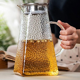 BÌNH ĐỰNG NƯỚC THỦY TINH VÂN SẦN ĐÁY VUÔNG CAO CẤP CÓ THỂ ĐUN TRÊN BẾP HỒNG NGOẠI