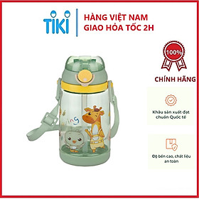 Bình Nước HoKori 450ml Nhựa Việt Nhật Cao Cấp An Toàn Chuẩn Nhật , EU - Hàng chính hãng 