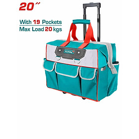 TÚI DỤNG CỤ KÉO CÁN CỨNG 20 INCH TOTAL THRRTB2012 - HÀNG CHÍNH HÃNG