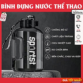 Bình Đựng Nước Chịu Nhiệt Độ Cao 1.7L Và 2.7L Dáng Thể Thao Có Tay Cầm Phong Cách Trẻ Trung Bằng Nhựa