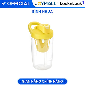 Bình nhựa LocknLock 820ml ABF866, Hàng chính hãng, nhựa tritan, có quai xách, kèm ống hút -JoyMall