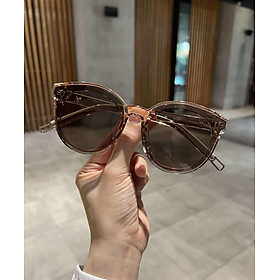 Kính râm màu Mắt tròn unisex sành điệu cho nam nữ