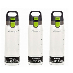 Combo 03 Bình nước nhựa Pearl Metal Charger 830ml - Nội địa Nhật Bản