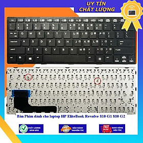 Bàn Phím dùng cho laptop HP EliteBook Revolve 810 G1 810 G2 - TỐT - CÓ ĐÈN - Hàng Nhập Khẩu New Seal